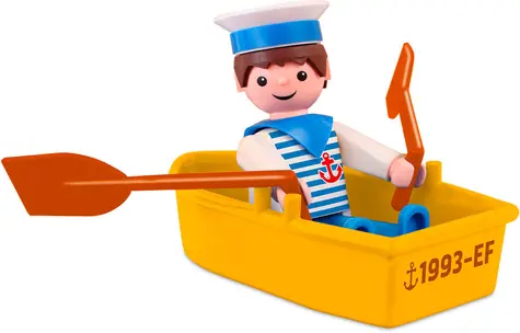 EFKO Figúrka Igráček Námorník / Kolekcia Povolanie / S lodičkou a páčkami / 7,5 cm / od 3 rokov