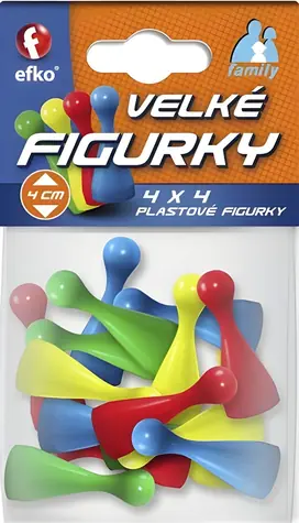 EFKO Figúrky Family / 16 ks / 4 cm / Plast / od 3 rokov