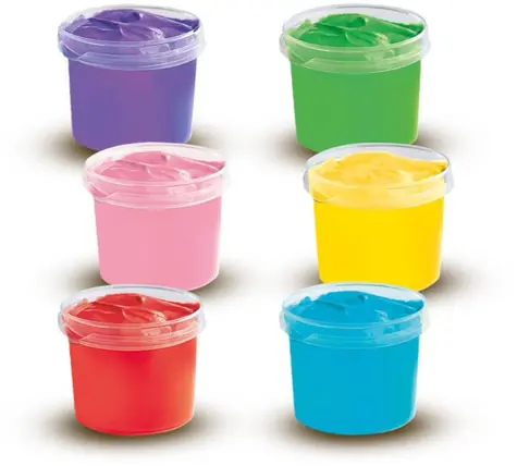 SES Creative Prstové farby / 6x 110 ml / 6 farieb / od 2 rokov