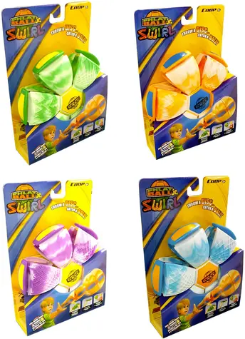 Epee Lietací disk Phlat Ball Swirl / 2v1 disk a lopta / mix farieb / plast / od 5 rokov