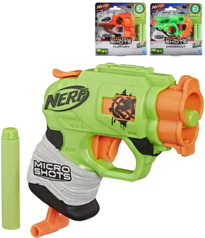 Hasbro NERF Microshots Zombie Strike / Detská pištoľ / 2 šípky / od 8 rokov