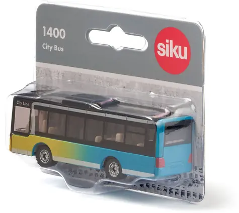 Siku Autobus mestský MHD 1400 / Kovový model / blister / od 3 rokov