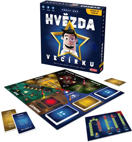EFKO Spoločenská hra Hviezda večierka / Pre dospelých / 2+ hráčov / 30 min