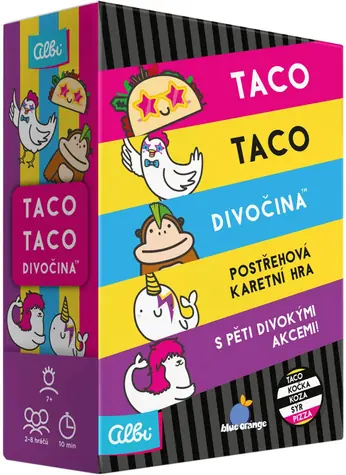 Albi Hra Taco, taco, divočina / Kartová hra / 2-8 hráčov / od 7 rokov