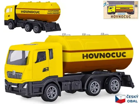 Kanalizačné vozidlo na spätný chod kovový / Hračka / kov, plast / 12 cm / od 3 rokov