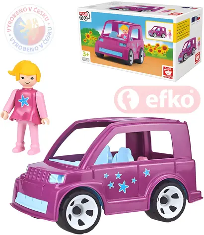EFKO Igráček MultiGO Auto Pinky Star / Set s figúrkou / plast / od 3 rokov
