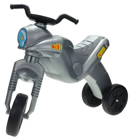 MAD Odrážadlo ENDURO Maxi šedá / 3 kolieska / nosnosť 25 kg / od 20 mesiacov