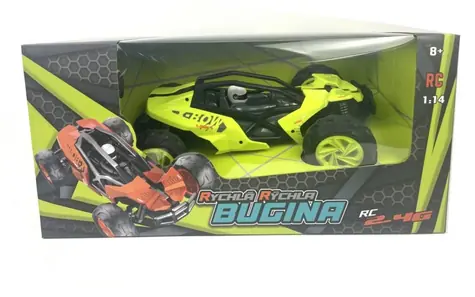 Epee RC bugina oranžová/zelená / mierka 1:14 / 2,4 GHz / 20 km/h / 8+