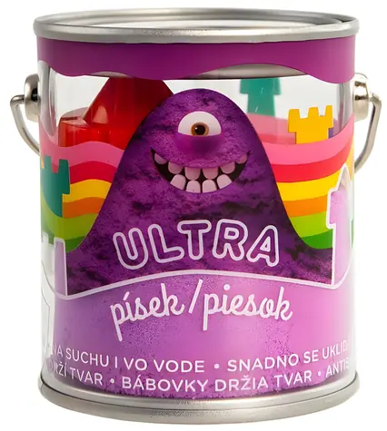 ULTRA Kinetický piesok / 120 g / s formičkou / mix farieb / od 3 rokov