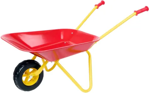 UDG Koliesko kovové červené / Záhradné koliesko / 76x38x43 cm / od 3 rokov