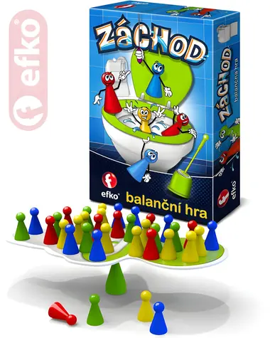 EFKO Balančná hra Záchod / Spoločenská hra / 1-4 hráči / od 3 rokov