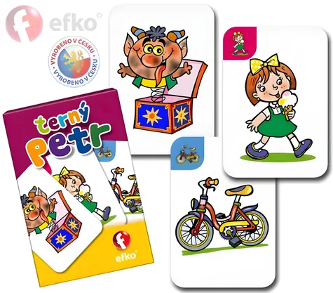 EFKO Kartová hra Čierny Peter Baby / 32 kariet / 2 a viac hráčov / od 4 rokov