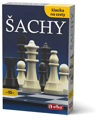 EFKO Šach na cesty / Cestovné prevedenie / Kartón / 2 hráči / od 6 rokov