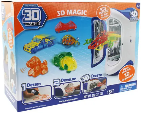 EP LINE 3D Magic / Kreatívna sada / UV gél / 3x AA batérie / od 3 rokov
