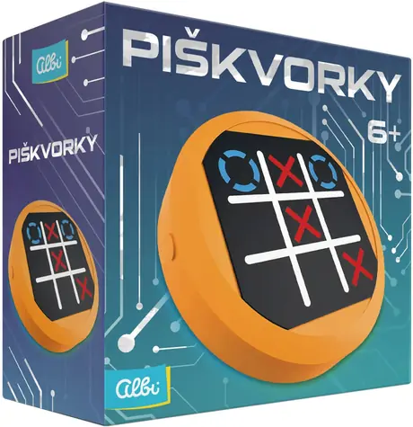 Albi Elektronická hra Piškvorky / Batérie 3x AAA / 4 herné režimy / od 6 rokov