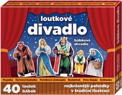 EFKO Bábkové divadlo / 40 bábok / 7 rozprávok / od 3 rokov