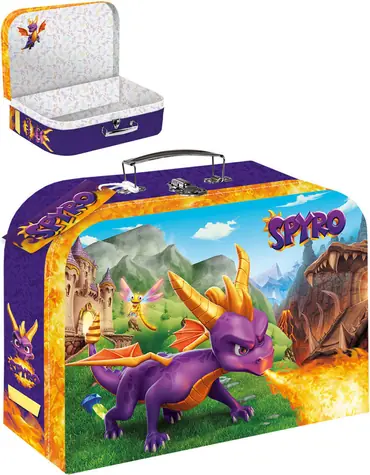ARGUS Školský kufrík Spyro / Školský kufrík / Tvrdý kartón, kov / 35 x 23 x 10 cm