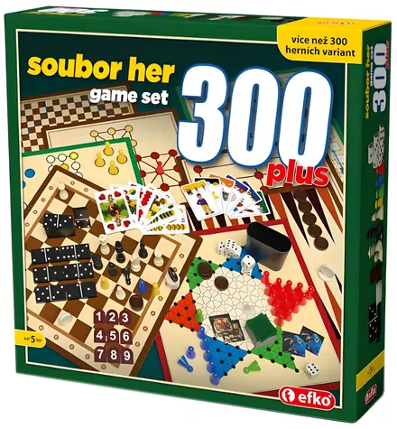 EFKO Súbor hier 300 / Spoločenská hra / 2+ hráčov / od 5 rokov