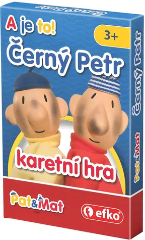EFKO Kartová hra Čierny Peter Pat a Mat / 31 kariet / 3-6 hráčov