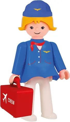 EFKO Igráček Letuška / Kĺbová figúrka s doplnkami / 7,5 cm / od 3 rokov
