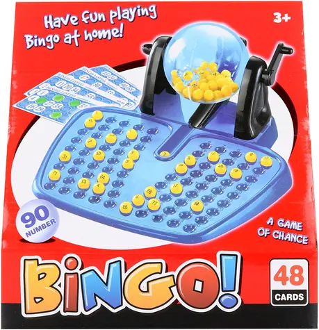Orion Spoločenská hra Bingo / 90 loptičiek / Žrebovacie gule / od 3 rokov