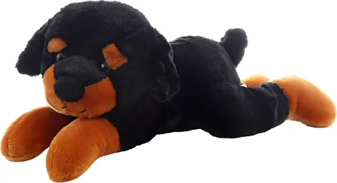 Orion Plyšový pes ležiaci tmavý 40 cm / od 0 mesiacov