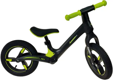 ADAR Odrážadlo čierne / 12" kolesá / Nastaviteľné sedadlo / Nosnosť 30 kg / od 2 rokov