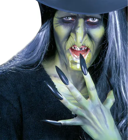 Sada čarodejnice make- UP a doplnky / Karnevalový doplnok / Make UP, nechty, nos / 3+