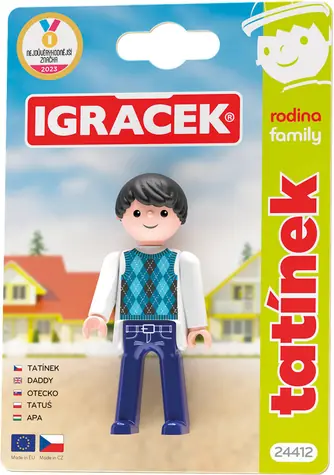 EFKO Igráček Otecko / Figúrka / Rodina / Kĺbová / Na karte