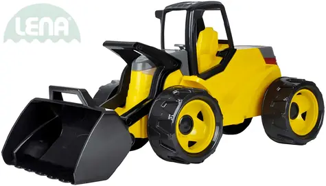 Lena Nakladač Giga Trucks žlto-čierna / 75 cm / plast / od 2 rokov