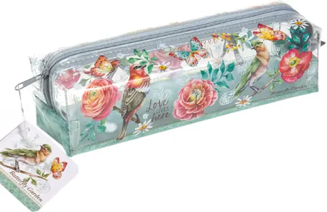 ARGUS Peračník Butterfly Garden / Priehľadný plast / 21 x 6 x 5 cm