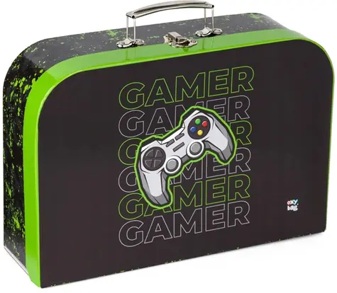 OXYBAG Kufrík Gamer / Detský kufrík / 34 × 23 × 10 cm