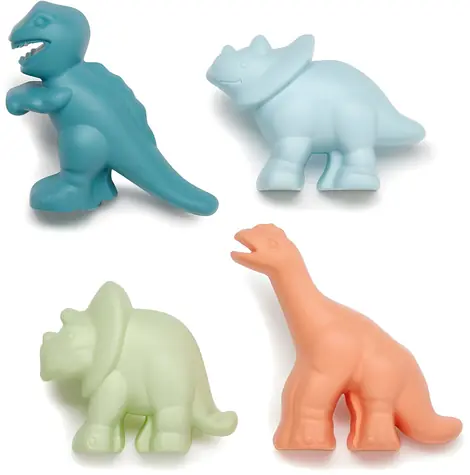 ECOIFFIER Formičky Dinosaurus / 4 ks / výška 15 cm / od 18 mesiacov