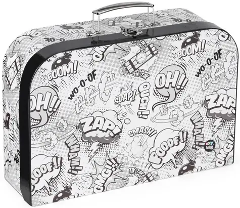 OXYBAG Kufrík Komiks / Detský kufrík / 34 x 23 x 10 cm