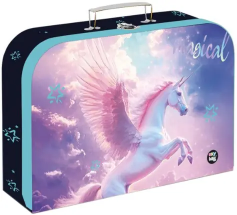 OXYBAG Kufrík Pegas / Detský kufrík / lamino / 34 × 23 × 10 cm
