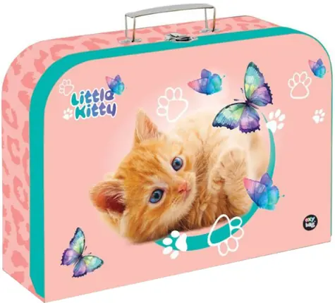 OXYBAG Kufrík Mačka / Detský kufrík / 34 × 23 × 10 cm