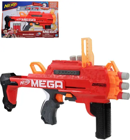 Hasbro Detská pištoľ Nerf Mega Bulldog / AccuStrike / 6 šípok v balení / od 3 rokov