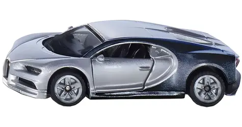 Siku Auto Bugatti Chiron strieborná / 1508 / 8 cm / kov / od 3 rokov