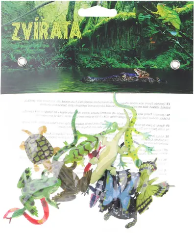 Orion Figúrky zvieratiek z pralesa / Plast / 12 ks / od 3 rokov