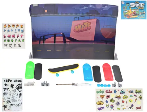 MGA Fingerboard kreatívna sada s dekoráciami / od 8 rokov / 9,5 cm