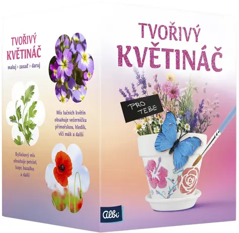 Albi SCIENCE Tvorivý kvetináč / Kreatívna sada / od 8 rokov