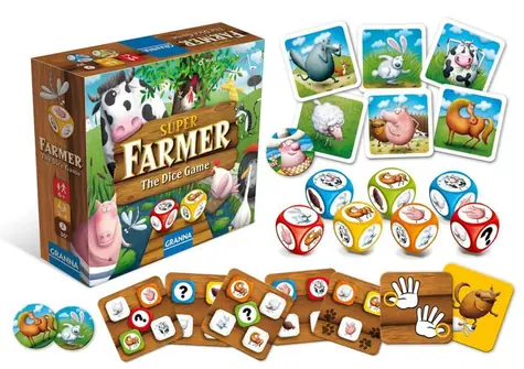 Granna Spoločenská hra Superfarmár s kockami / 2-4 hráči / 30 minút / od 6 rokov