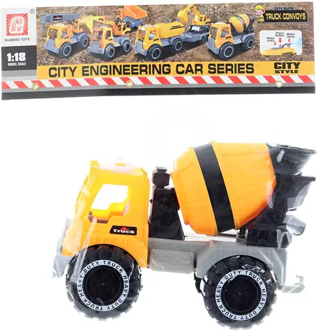 Orion Auto stavebná miešačka na betón / Hračka / voľný chod / plast / 21 cm