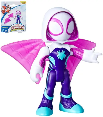 Hasbro Akčná figúrka Ghost-Spider / Spidey a jeho úžasní priatelia / 7,5 cm / s doplnkom