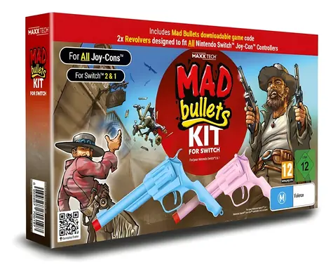 Ubisoft Herná sada Mad Bullets / Nintendo Switch 2 a 1/2x Joy-Con revolver / digitálny kód hry