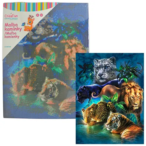 SPARKYS Diamantové maľovanie Šelmy / 30x40 cm