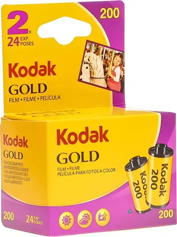 Kodak Gold 200 135/24 2ks / Farebný negatívny film / ISO 200 / 24 snímok
