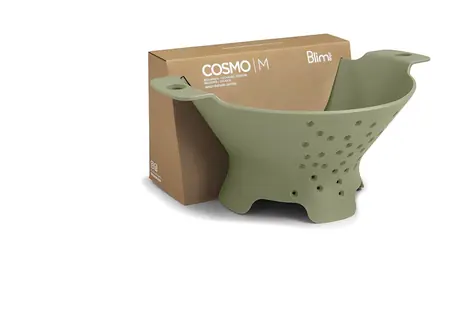 BLIMPLUS Cedník Cosmo tmavo zelená / S podstavcom