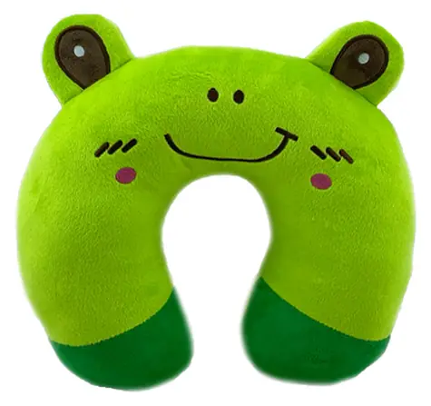 SPARKYS Plyšový záhlavník Žabka / 25 cm / Plyš