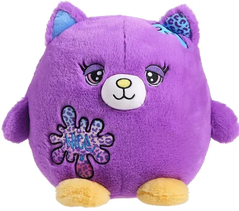 SPARKYS Plyšová mačka Fialinka fialová 25 cm / od narodenia